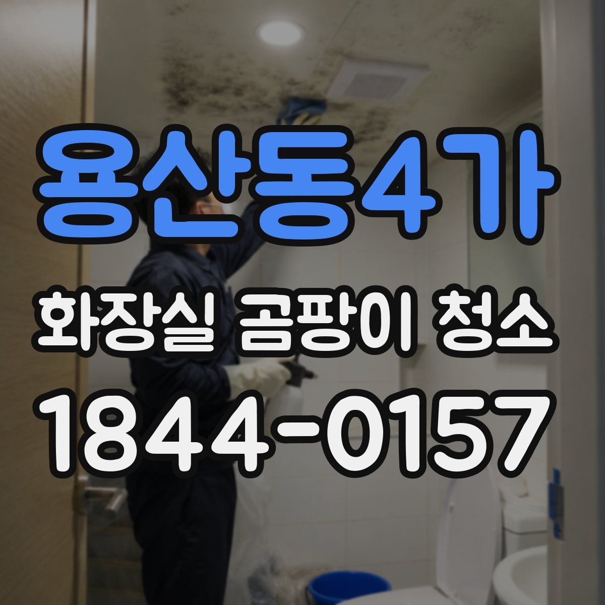 용산동4가 화장실 곰팡이 청소