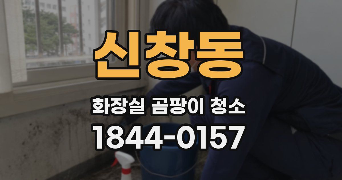신창동 화장실 곰팡이 청소
