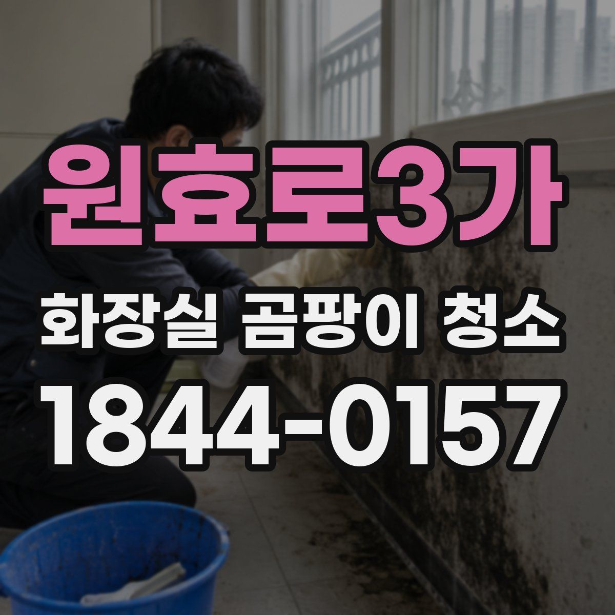 원효로3가 화장실 곰팡이 청소