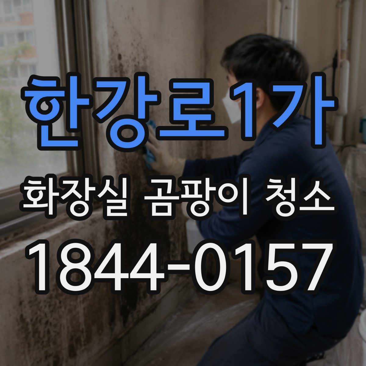 한강로1가 화장실 곰팡이 청소