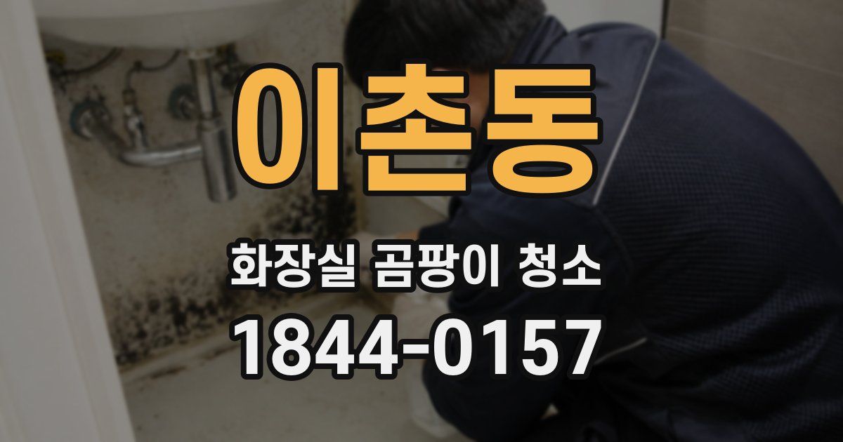 이촌동 화장실 곰팡이 청소
