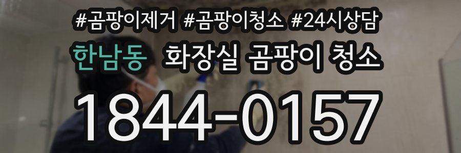 한남동 화장실 곰팡이 청소