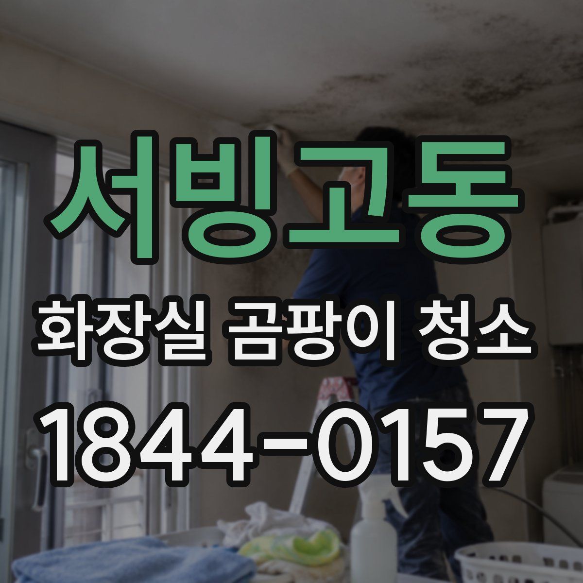 서빙고동 화장실 곰팡이 청소