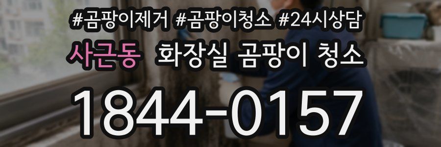사근동 화장실 곰팡이 청소