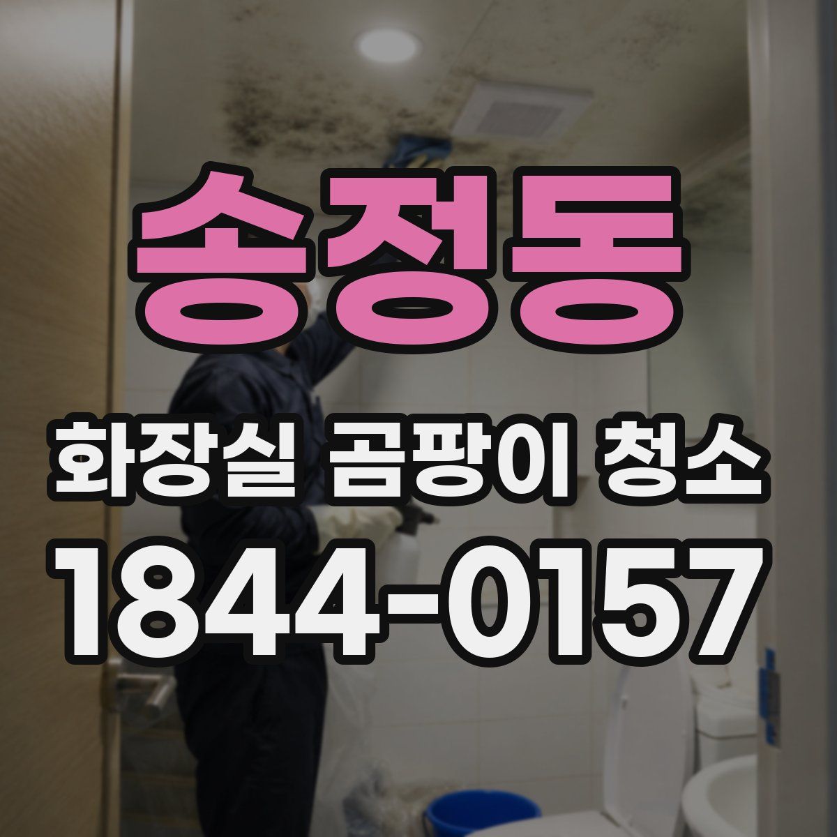 송정동 화장실 곰팡이 청소