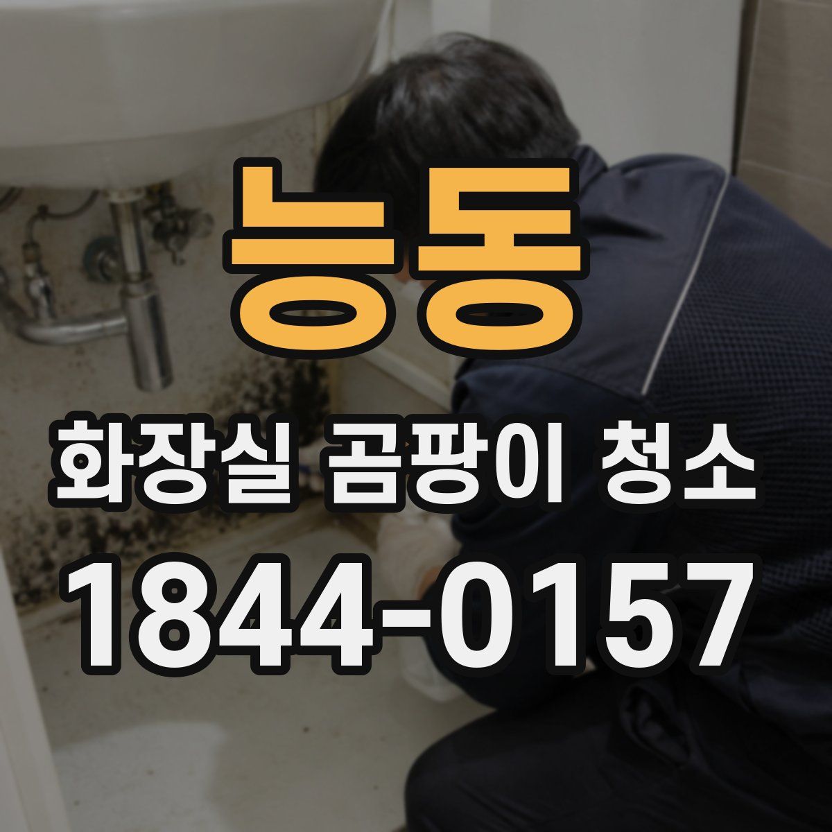능동 화장실 곰팡이 청소