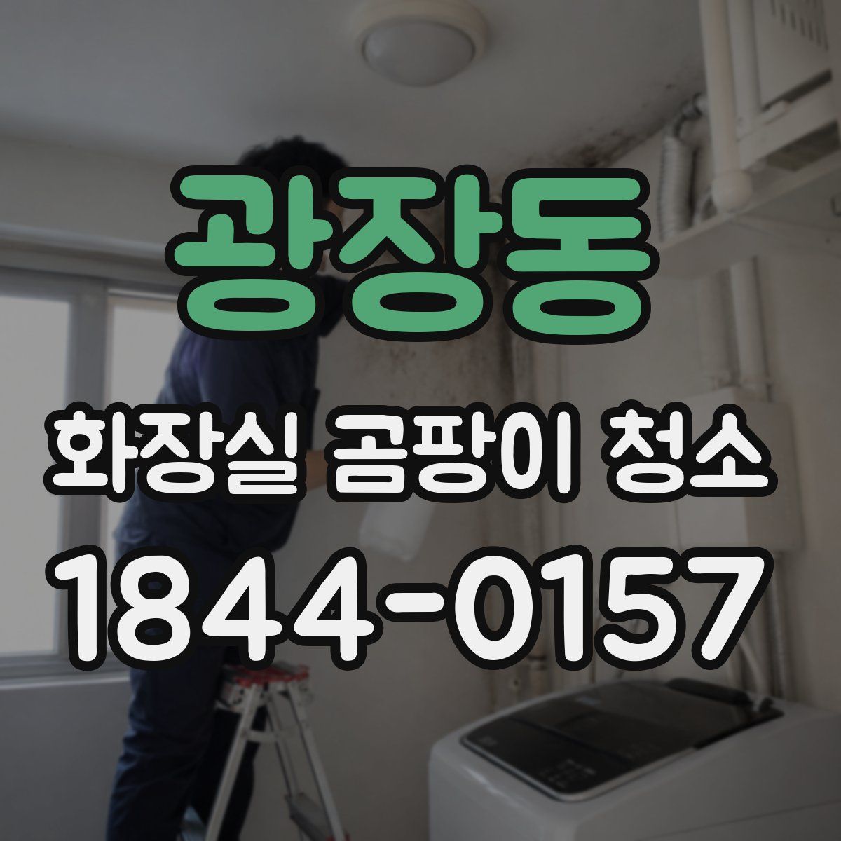 광장동 화장실 곰팡이 청소