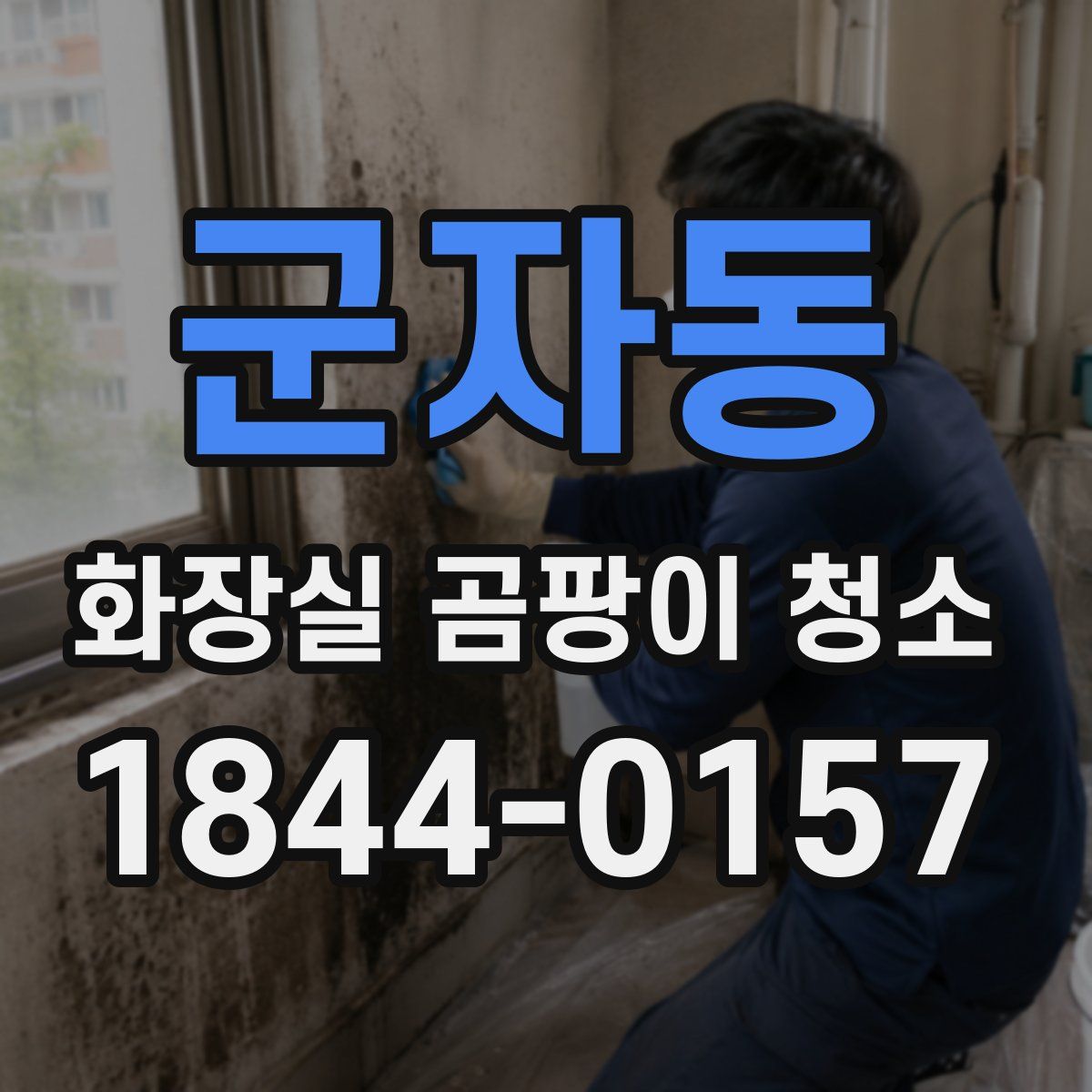 군자동 화장실 곰팡이 청소