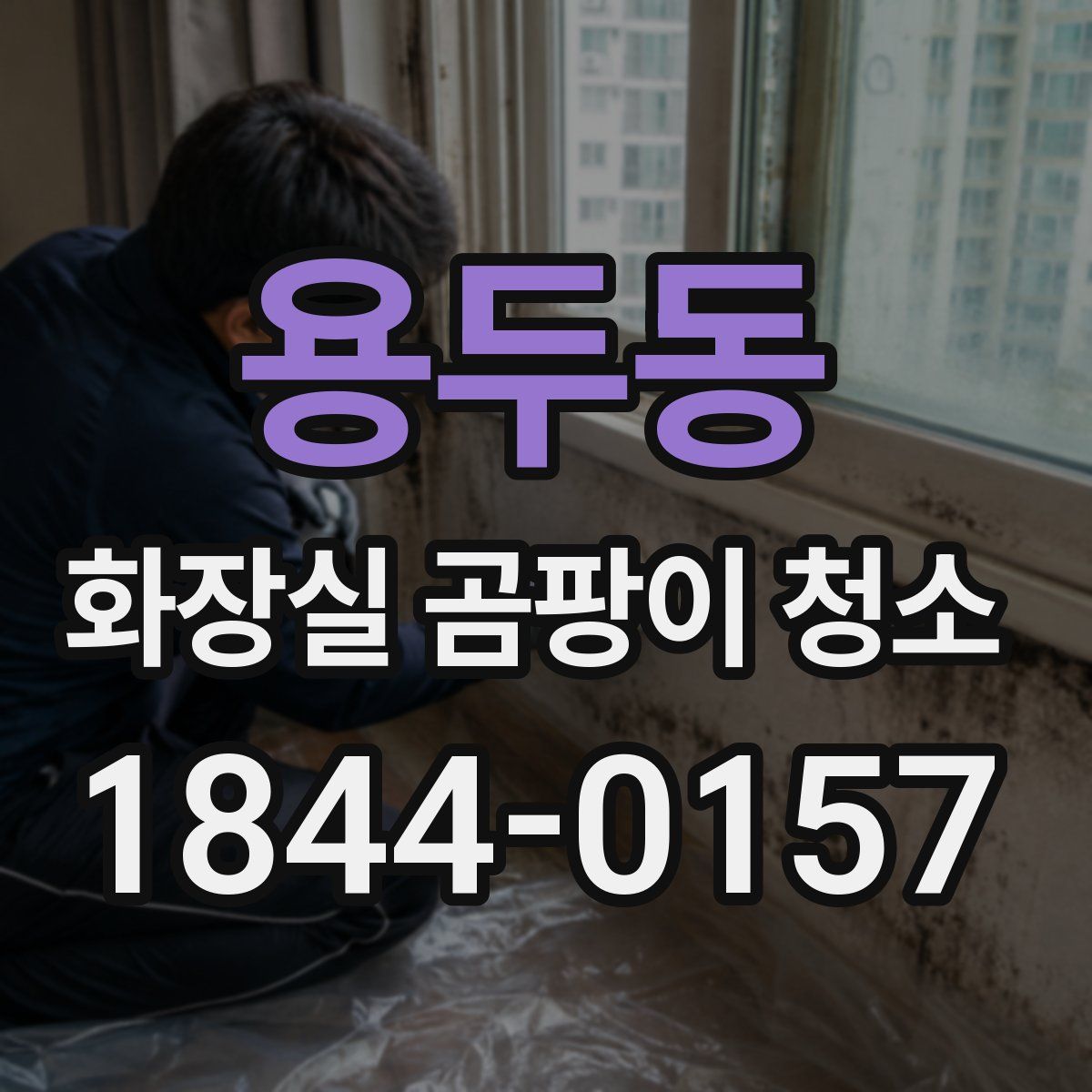 용두동 화장실 곰팡이 청소