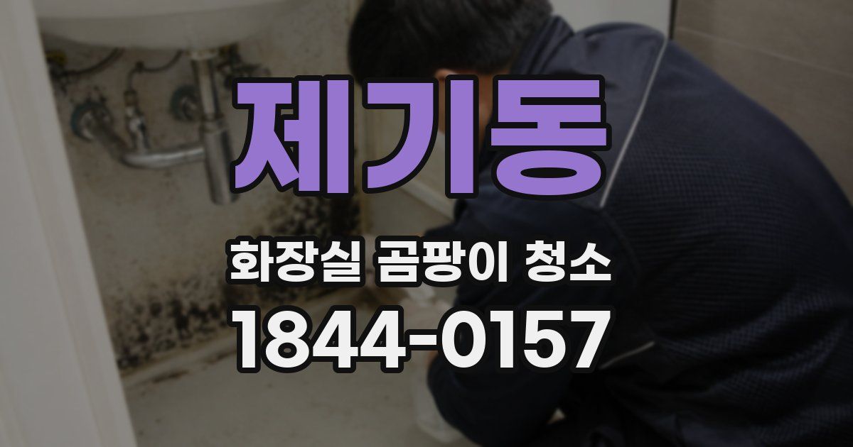 제기동 화장실 곰팡이 청소