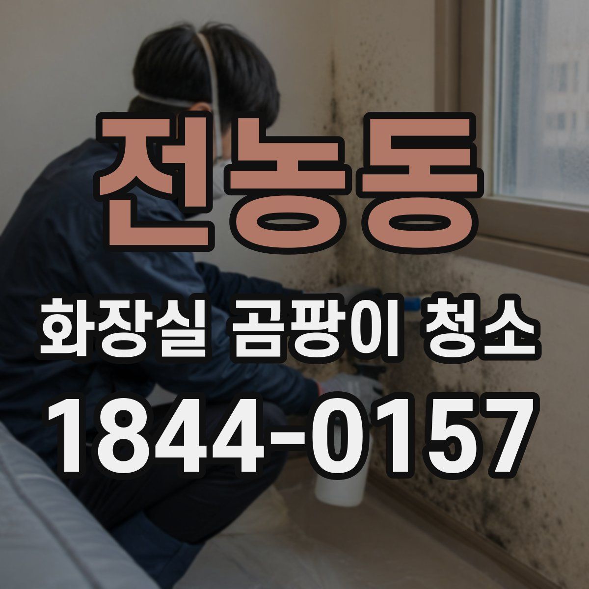 전농동 화장실 곰팡이 청소