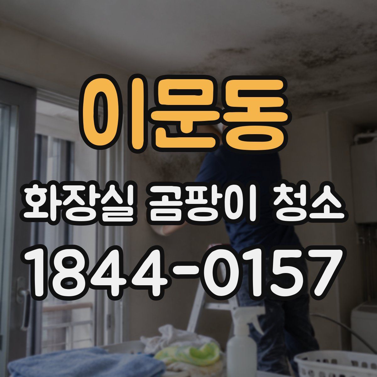 이문동 화장실 곰팡이 청소