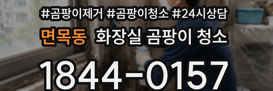 면목동 화장실 곰팡이 청소
