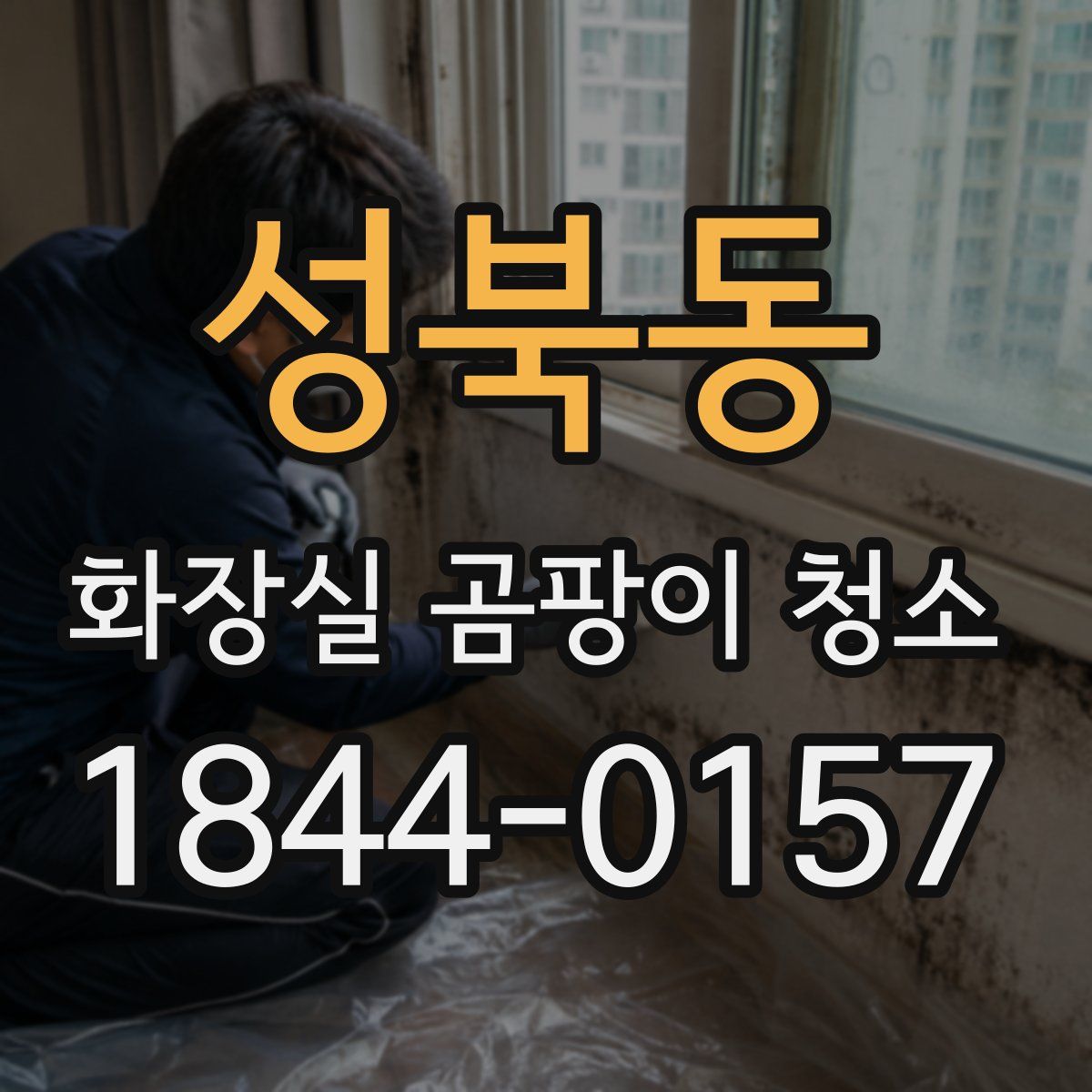 성북동 화장실 곰팡이 청소
