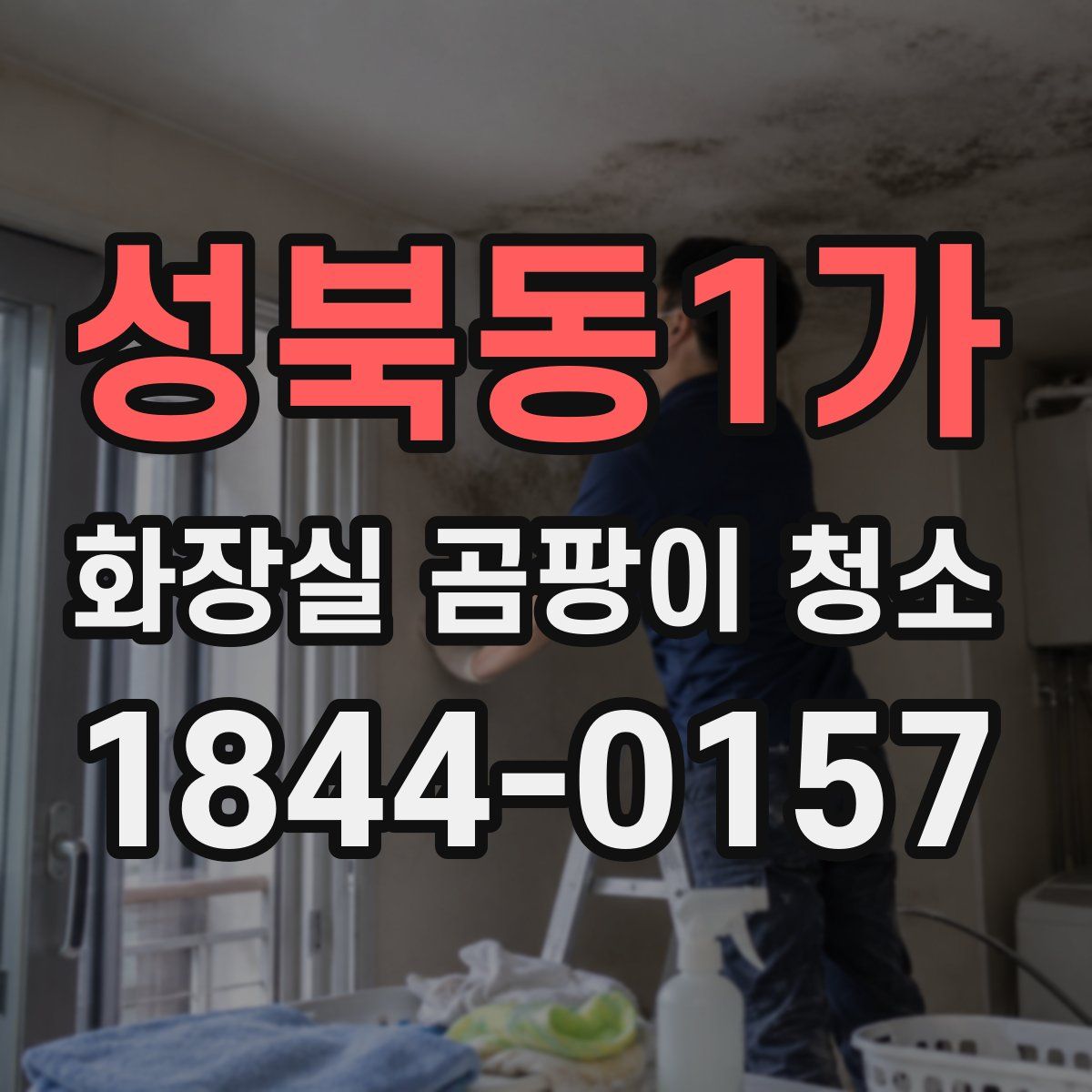 성북동1가 화장실 곰팡이 청소