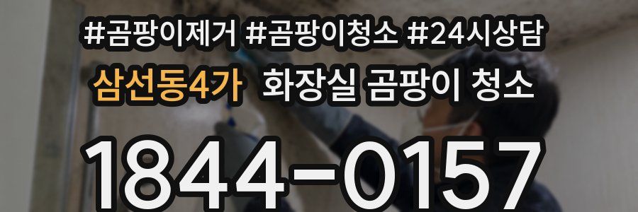 삼선동4가 화장실 곰팡이 청소