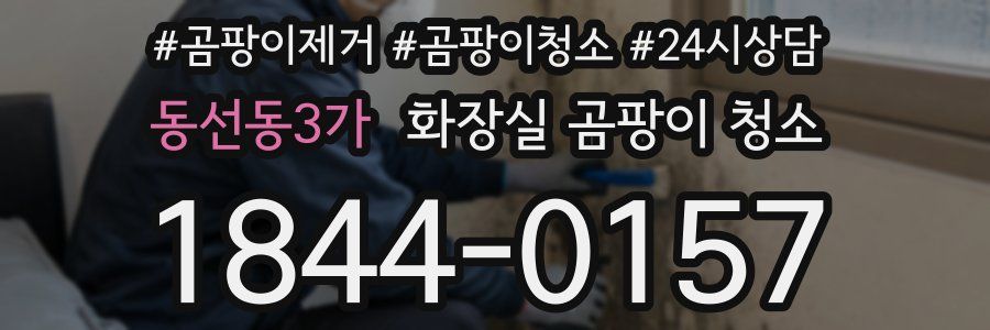 동선동3가 화장실 곰팡이 청소