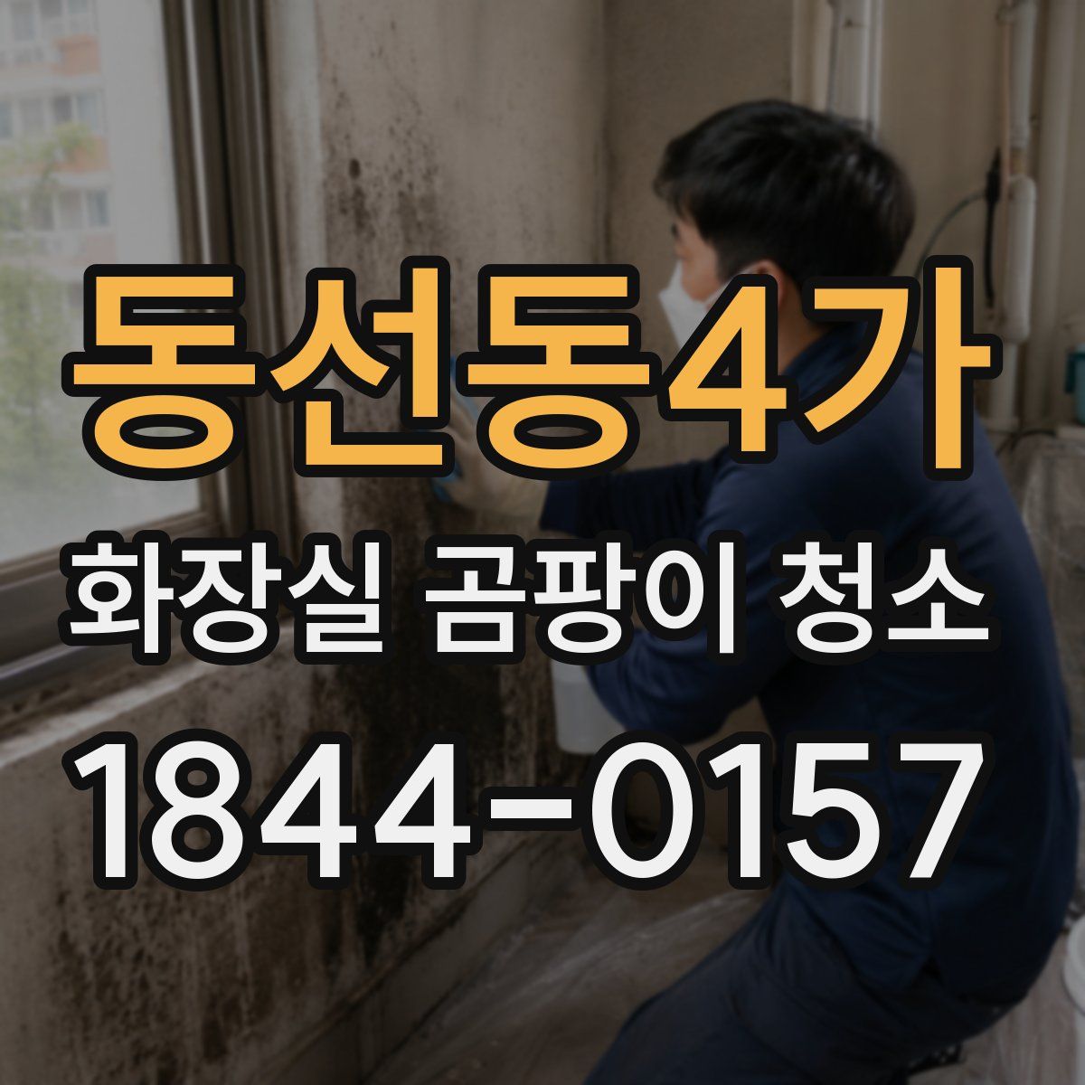 동선동4가 화장실 곰팡이 청소