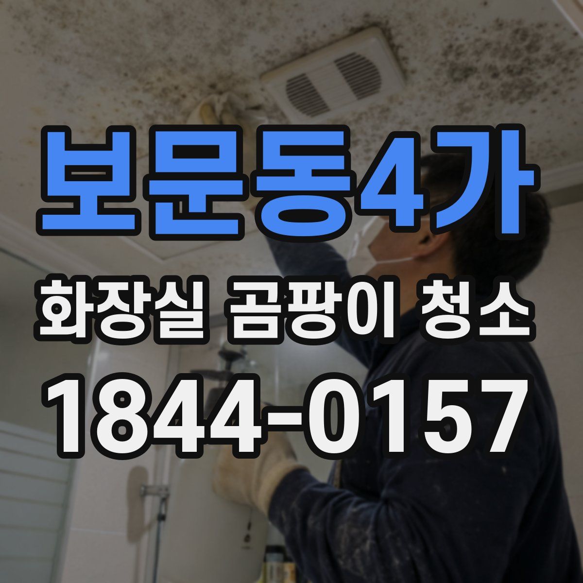 보문동4가 화장실 곰팡이 청소