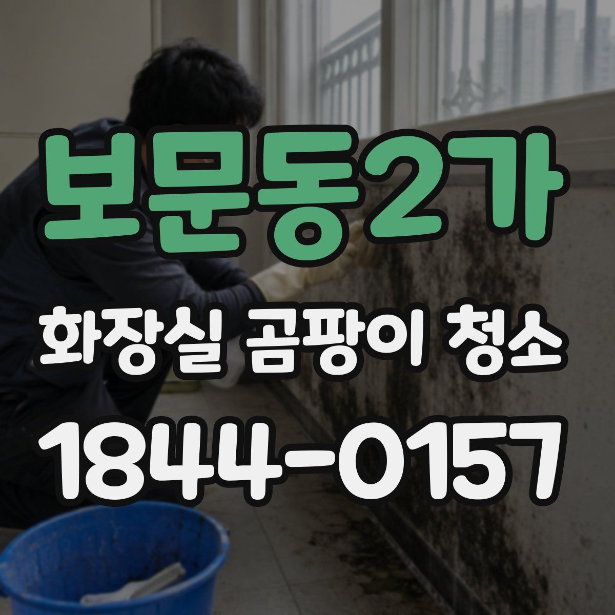 보문동2가 화장실 곰팡이 청소