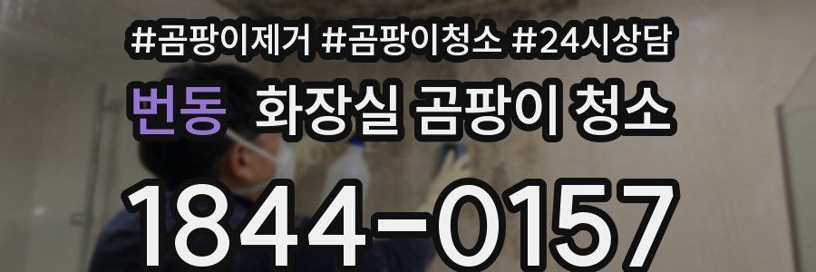 번동 화장실 곰팡이 청소