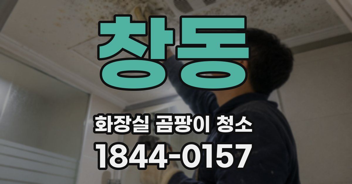 창동 화장실 곰팡이 청소