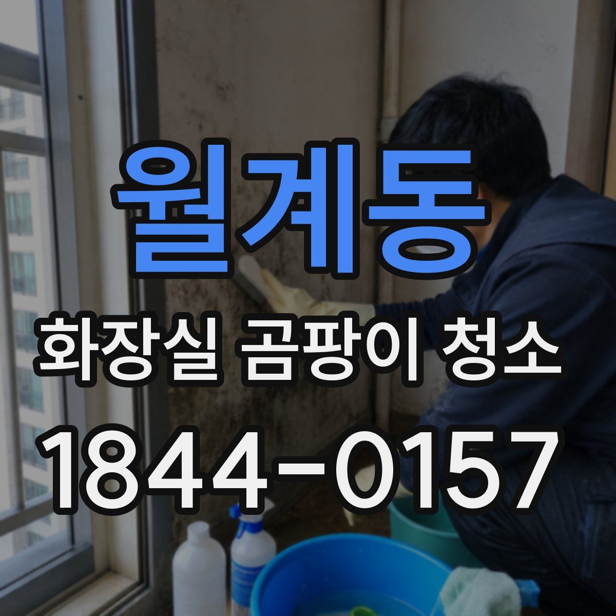 월계동 화장실 곰팡이 청소