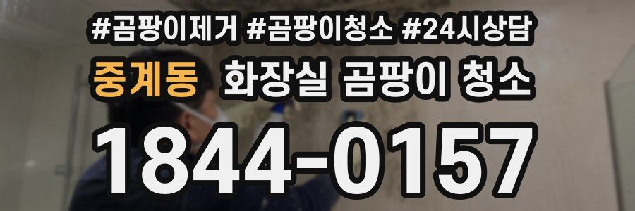 중계동 화장실 곰팡이 청소
