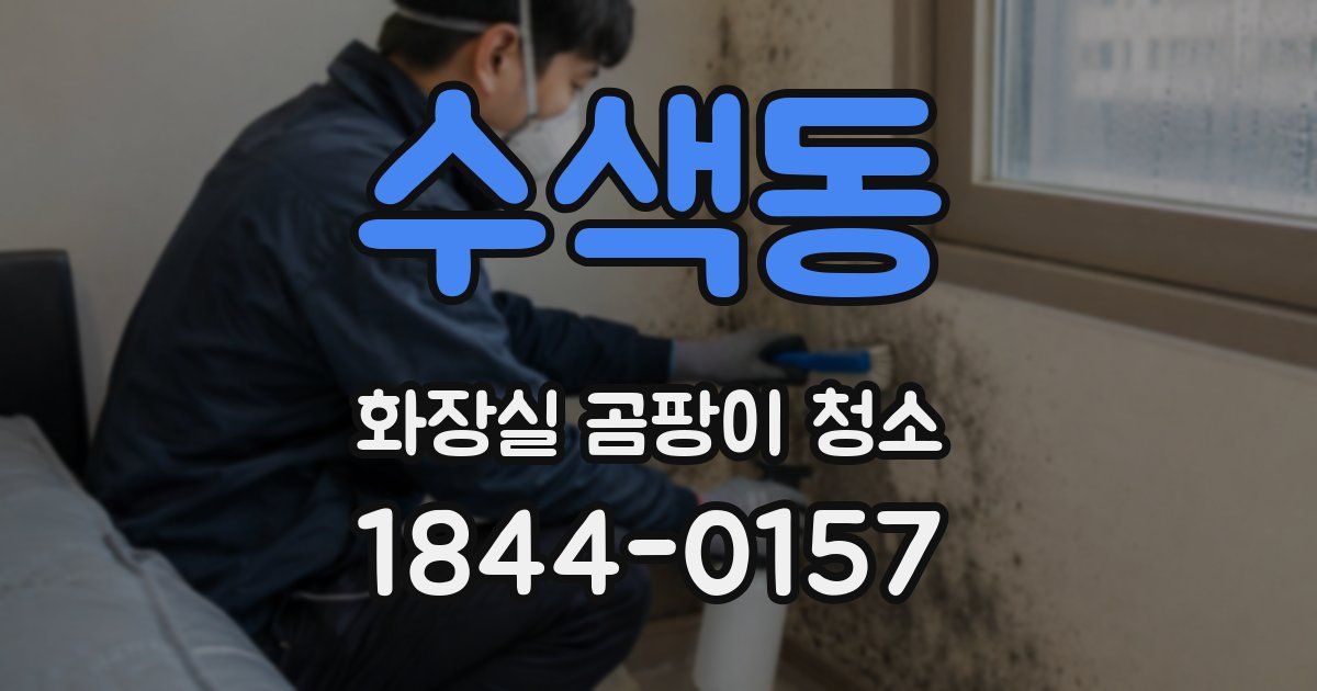 수색동 화장실 곰팡이 청소