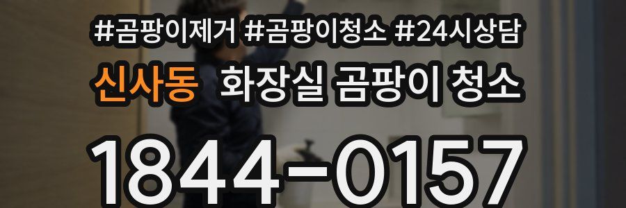 신사동 화장실 곰팡이 청소