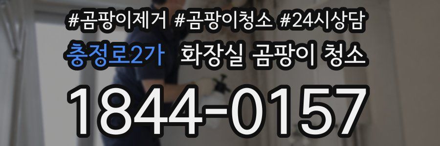 충정로2가 화장실 곰팡이 청소