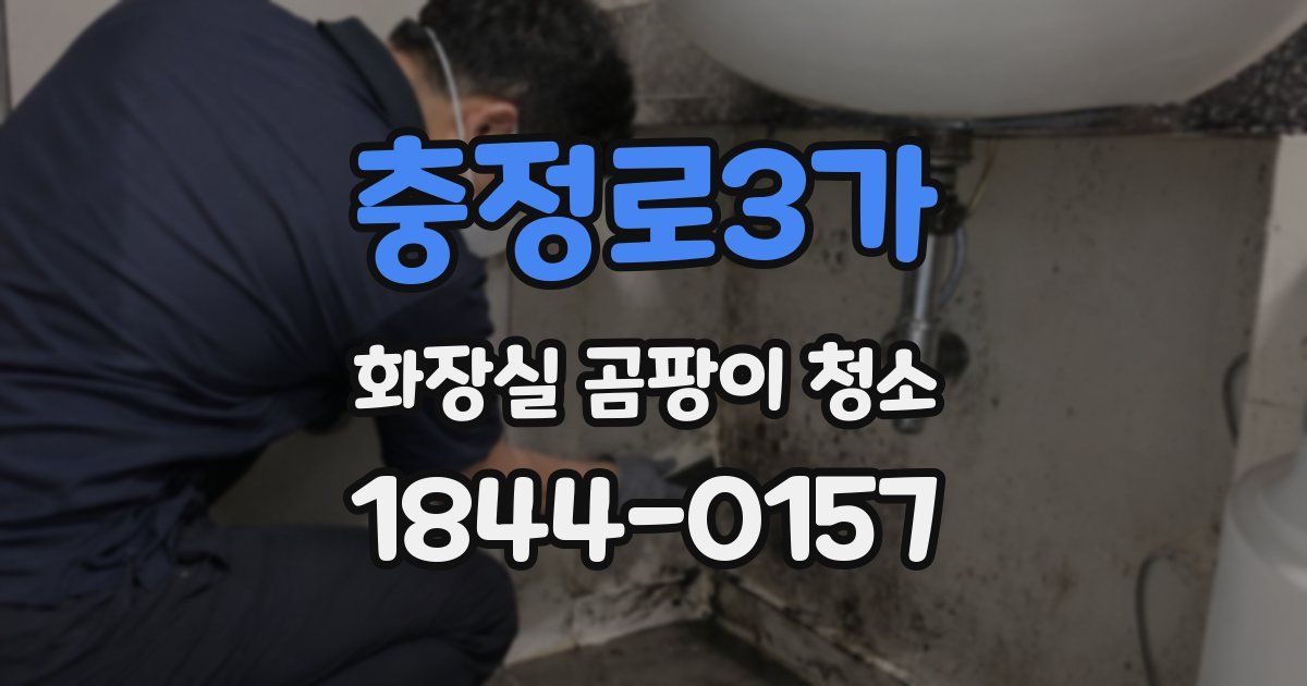 충정로3가 화장실 곰팡이 청소