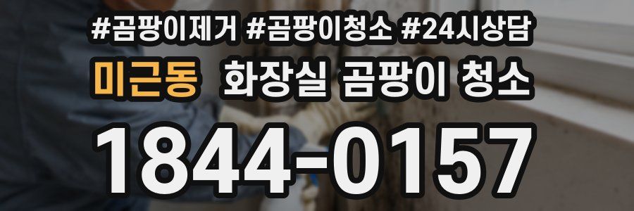 미근동 화장실 곰팡이 청소