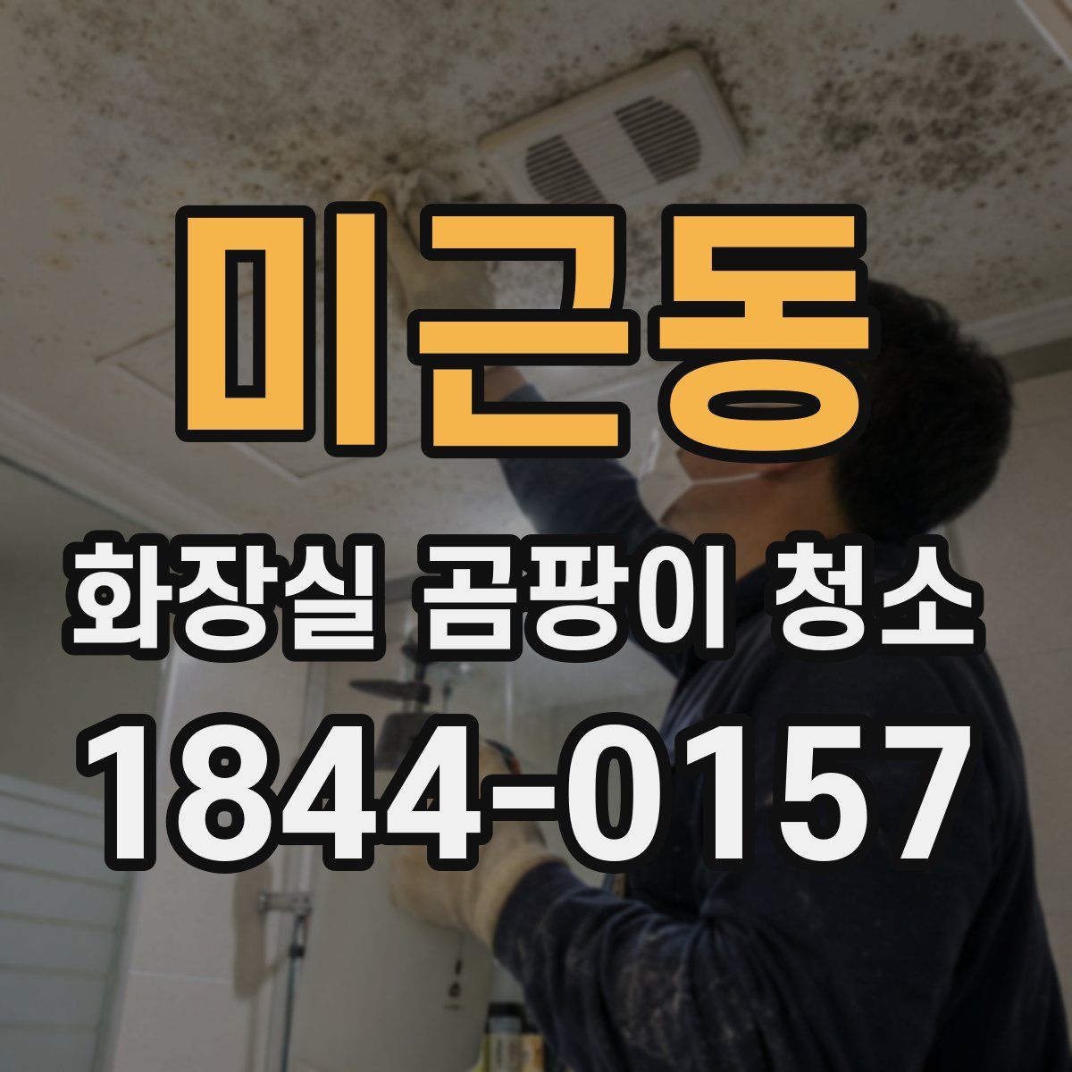 미근동 화장실 곰팡이 청소
