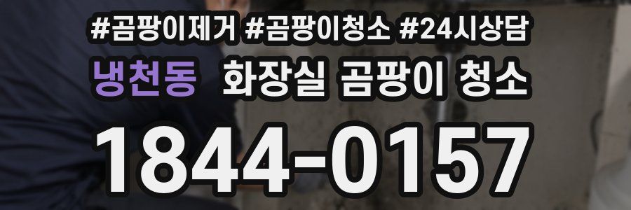 냉천동 화장실 곰팡이 청소