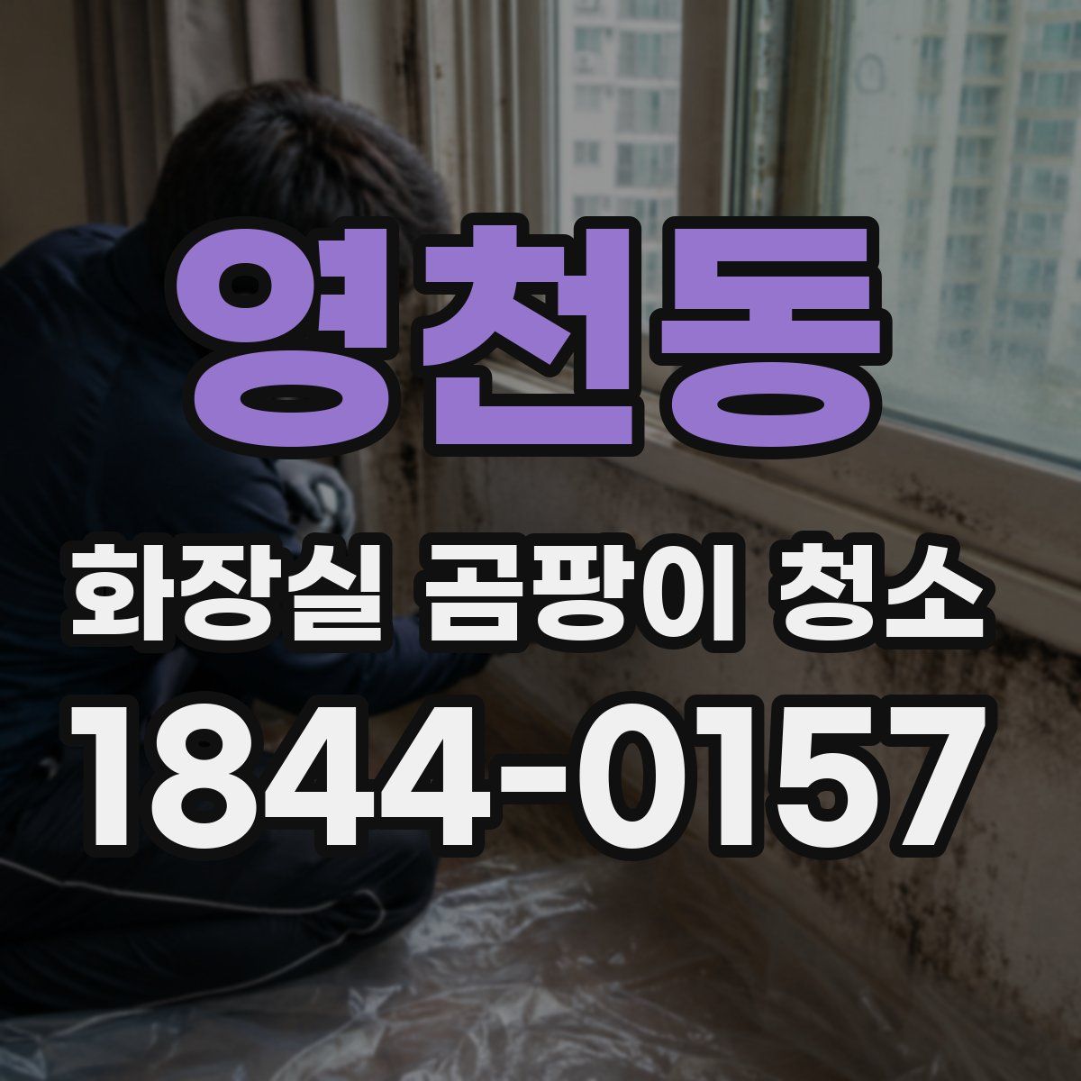 영천동 화장실 곰팡이 청소