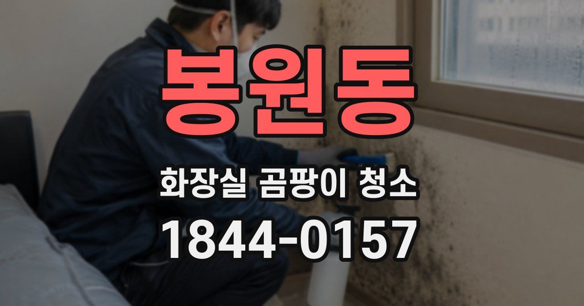 봉원동 화장실 곰팡이 청소