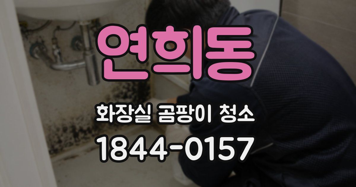 연희동 화장실 곰팡이 청소