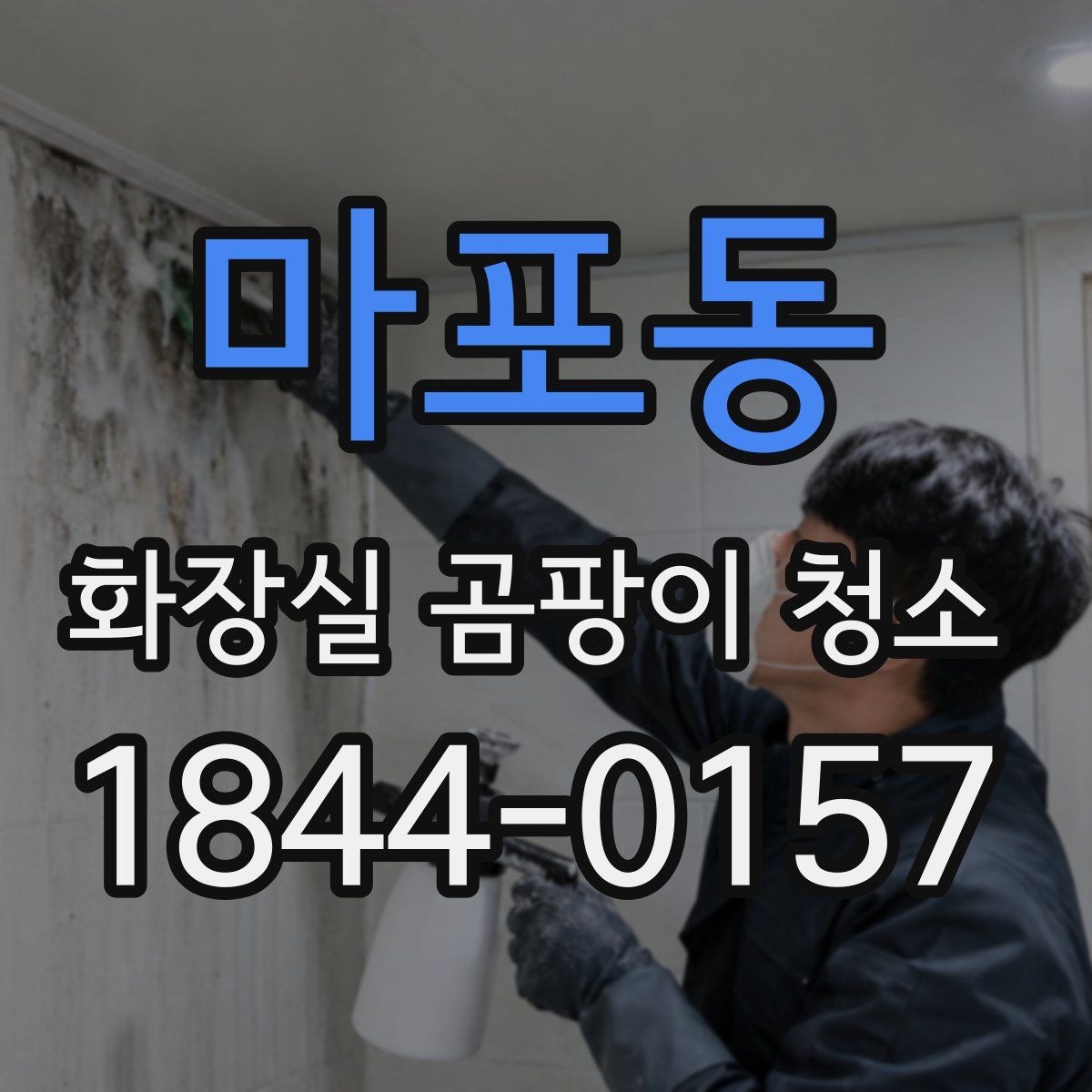 마포동 화장실 곰팡이 청소