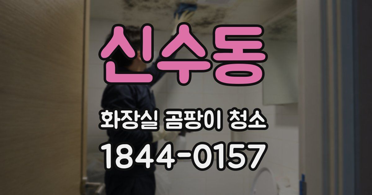 신수동 화장실 곰팡이 청소