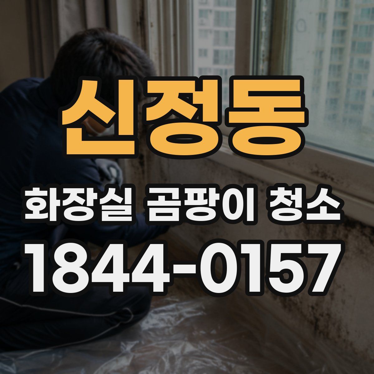 신정동 화장실 곰팡이 청소