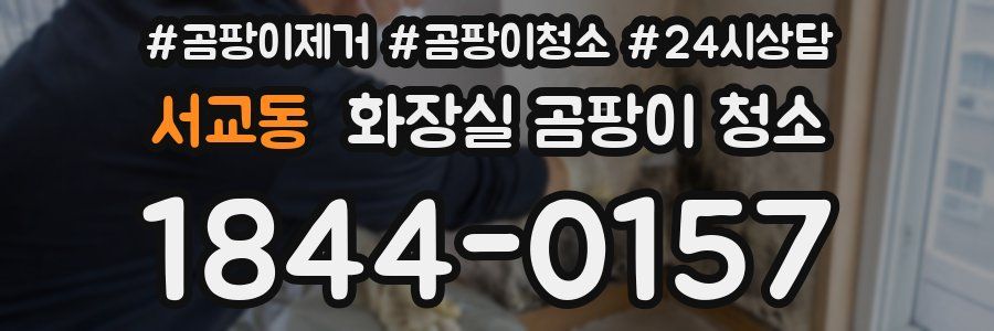 서교동 화장실 곰팡이 청소