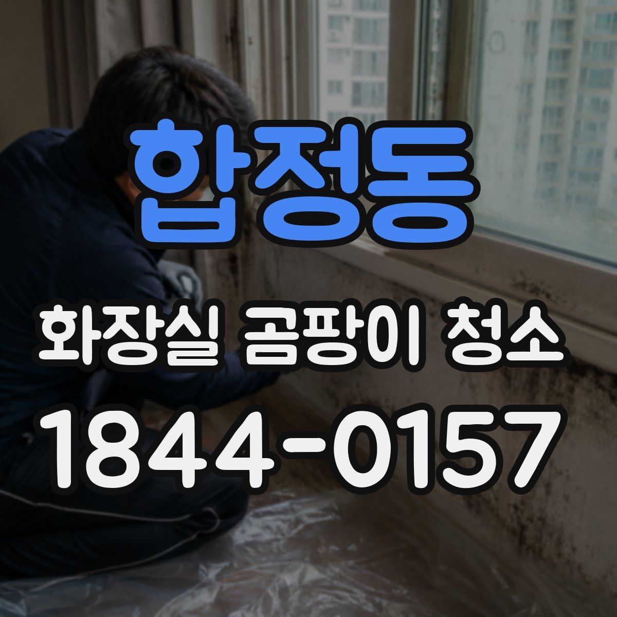 합정동 화장실 곰팡이 청소