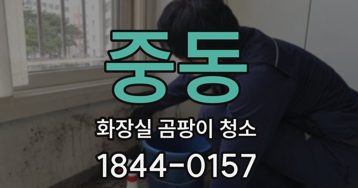 중동 화장실 곰팡이 청소