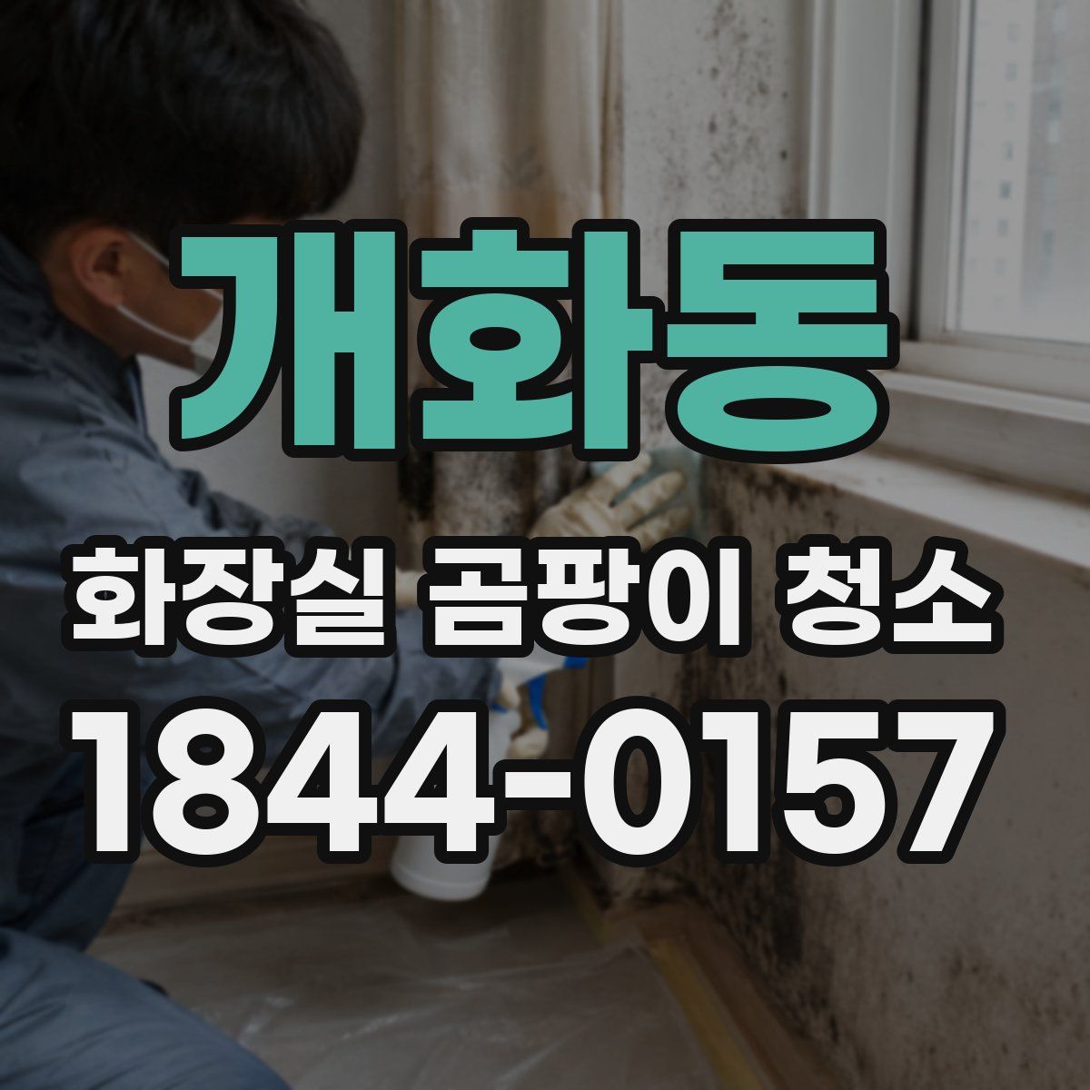 개화동 화장실 곰팡이 청소