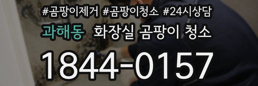 과해동 화장실 곰팡이 청소