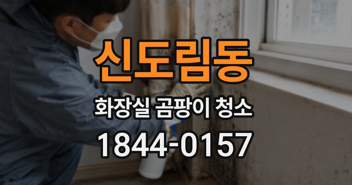 신도림동 화장실 곰팡이 청소