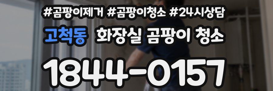 고척동 화장실 곰팡이 청소