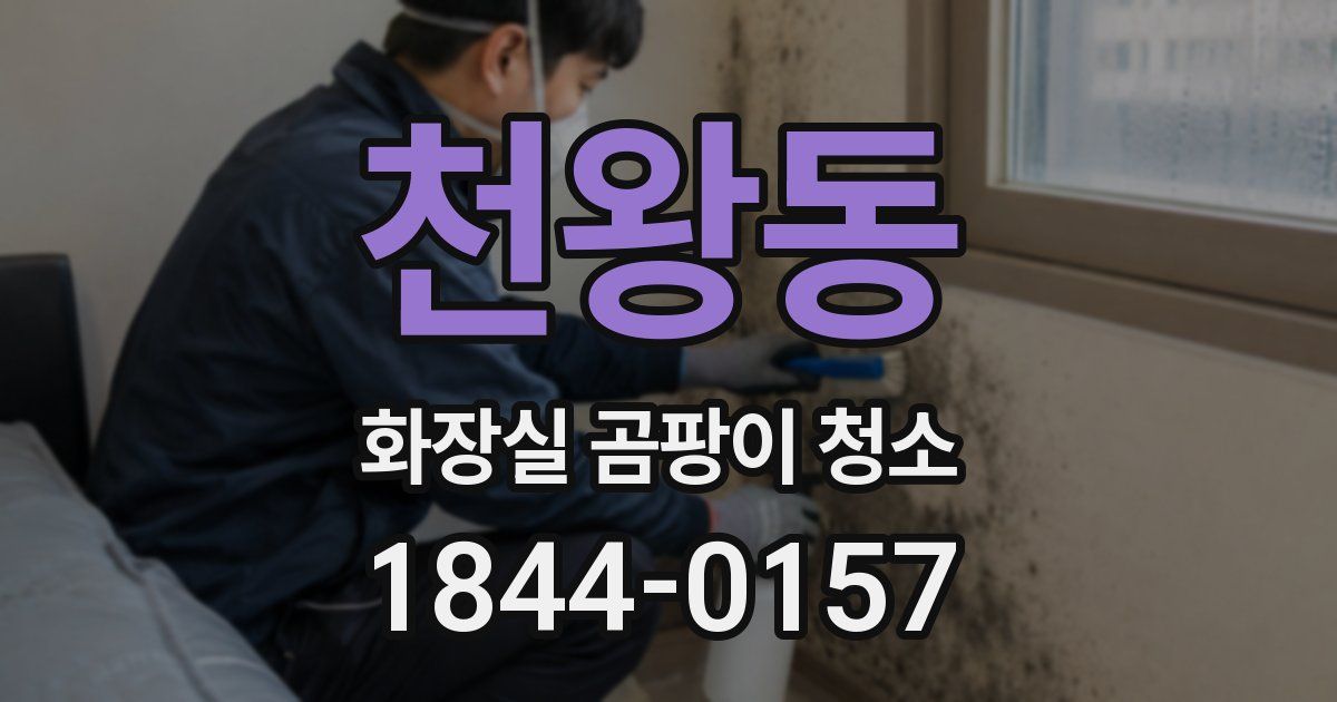 천왕동 화장실 곰팡이 청소