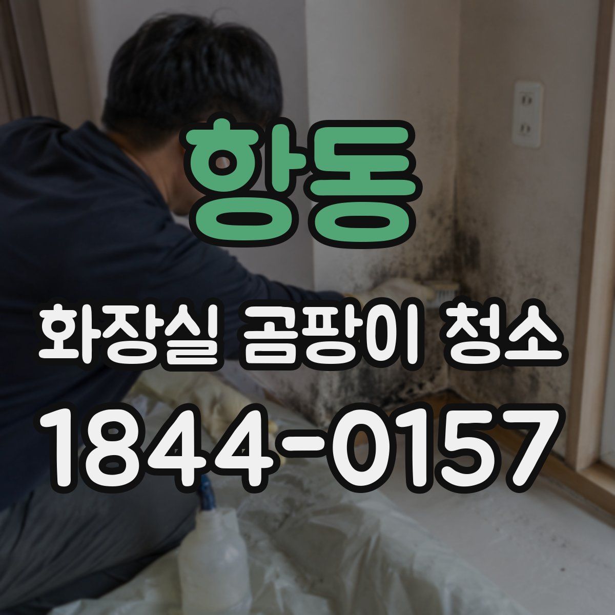 항동 화장실 곰팡이 청소